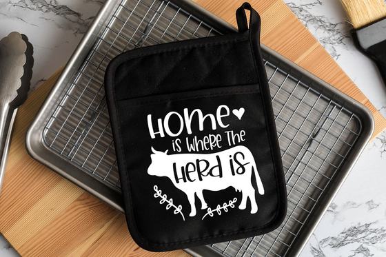 Home Is Where The Herd Is - Pot Holder