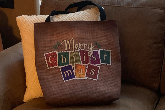 Old Fashioned Merry Christmas Tote Bag