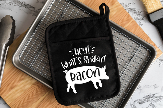 What's Shakin Bacon - Pot Holder